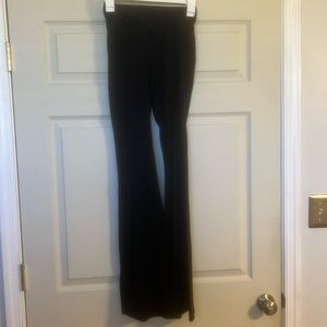 Black flare leggings